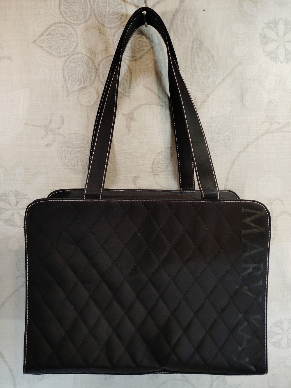 Mary Kay Black Quilted Shoulder Bag